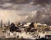 Francis Guy Winter Scene oil painting on canvas
